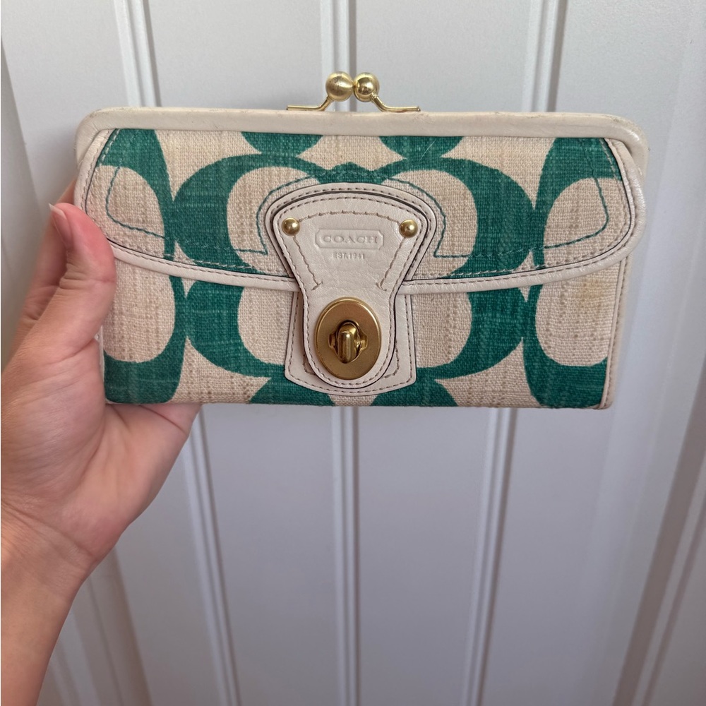 Coach Carly Turnlock Wallet